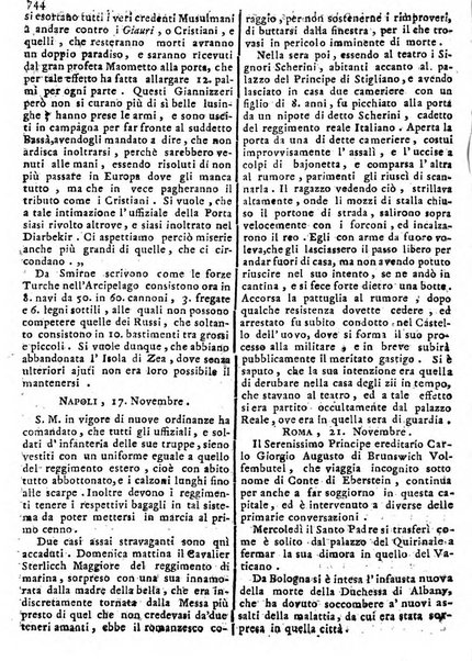 Notizie politiche o sia istoria de' piu famosi avvenimenti del mondo