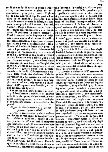 Notizie politiche o sia istoria de' piu famosi avvenimenti del mondo