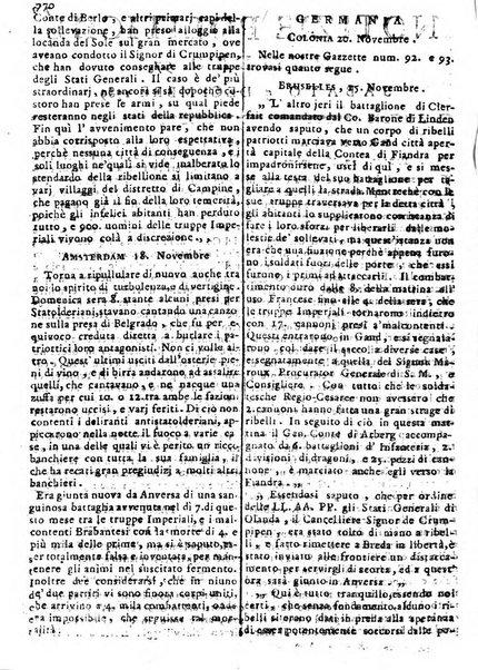 Notizie politiche o sia istoria de' piu famosi avvenimenti del mondo