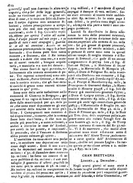 Notizie politiche o sia istoria de' piu famosi avvenimenti del mondo