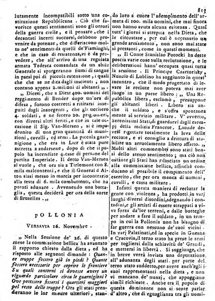 Notizie politiche o sia istoria de' piu famosi avvenimenti del mondo