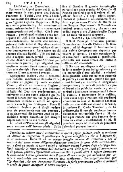 Notizie politiche o sia istoria de' piu famosi avvenimenti del mondo