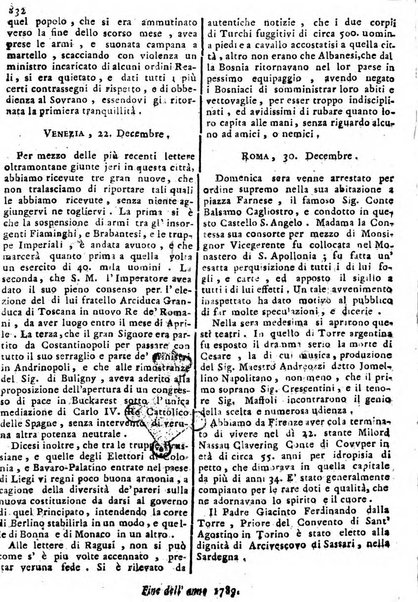 Notizie politiche o sia istoria de' piu famosi avvenimenti del mondo