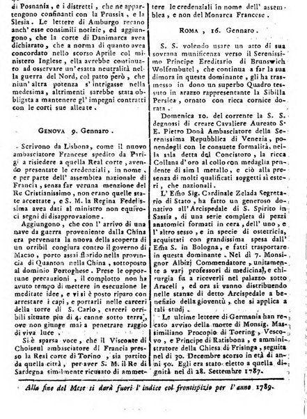 Notizie politiche o sia istoria de' piu famosi avvenimenti del mondo