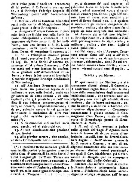 Notizie politiche o sia istoria de' piu famosi avvenimenti del mondo