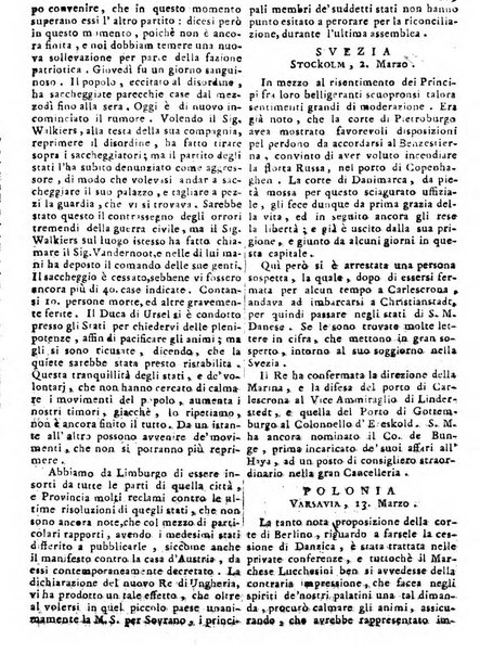 Notizie politiche o sia istoria de' piu famosi avvenimenti del mondo