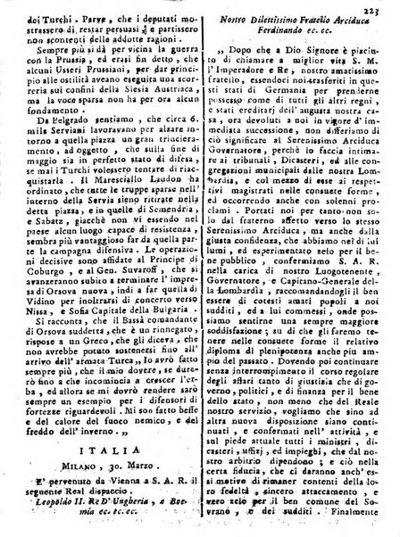 Notizie politiche o sia istoria de' piu famosi avvenimenti del mondo