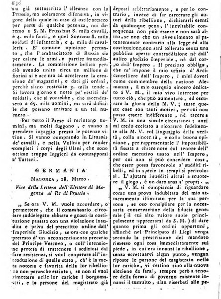 Notizie politiche o sia istoria de' piu famosi avvenimenti del mondo