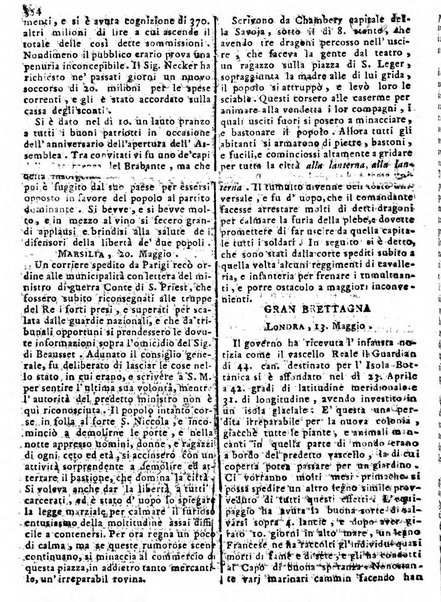 Notizie politiche o sia istoria de' piu famosi avvenimenti del mondo