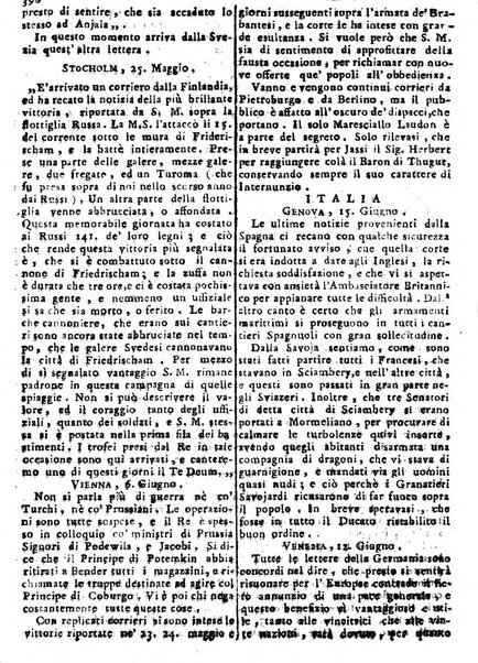 Notizie politiche o sia istoria de' piu famosi avvenimenti del mondo