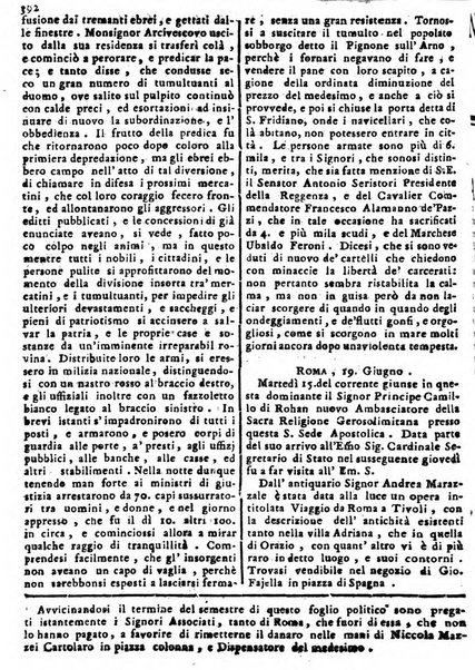 Notizie politiche o sia istoria de' piu famosi avvenimenti del mondo