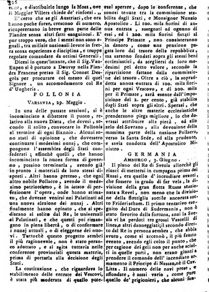 Notizie politiche o sia istoria de' piu famosi avvenimenti del mondo