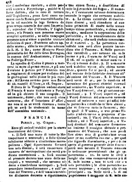 Notizie politiche o sia istoria de' piu famosi avvenimenti del mondo