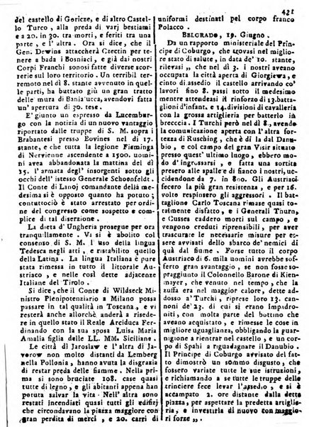 Notizie politiche o sia istoria de' piu famosi avvenimenti del mondo