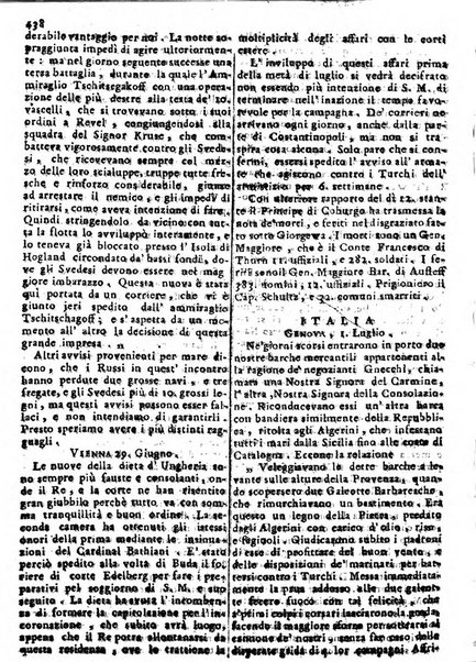 Notizie politiche o sia istoria de' piu famosi avvenimenti del mondo