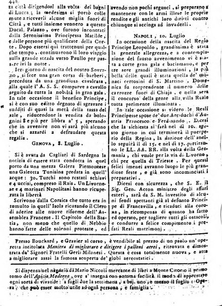 Notizie politiche o sia istoria de' piu famosi avvenimenti del mondo