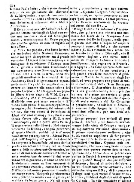 Notizie politiche o sia istoria de' piu famosi avvenimenti del mondo