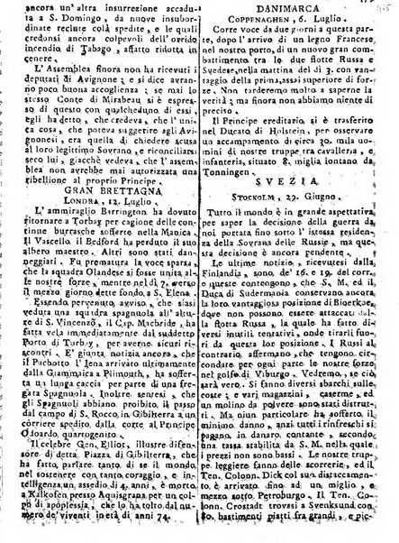 Notizie politiche o sia istoria de' piu famosi avvenimenti del mondo