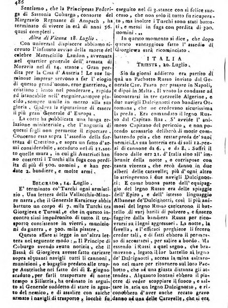 Notizie politiche o sia istoria de' piu famosi avvenimenti del mondo