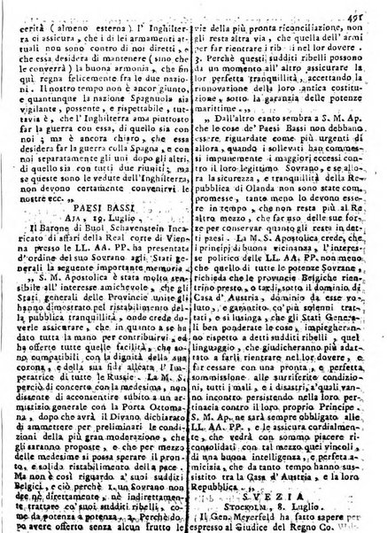 Notizie politiche o sia istoria de' piu famosi avvenimenti del mondo