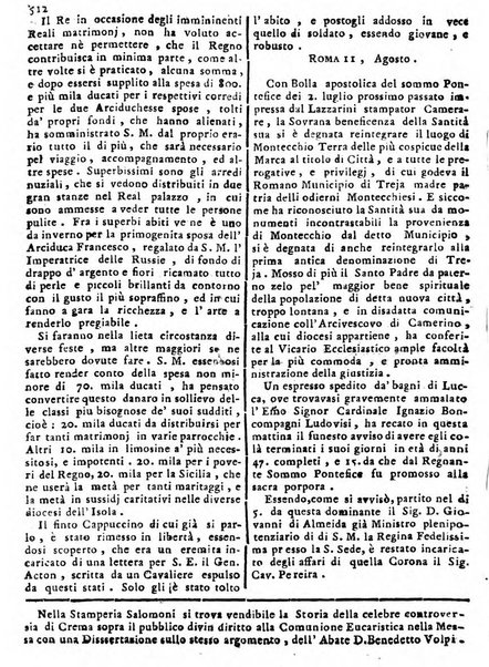 Notizie politiche o sia istoria de' piu famosi avvenimenti del mondo