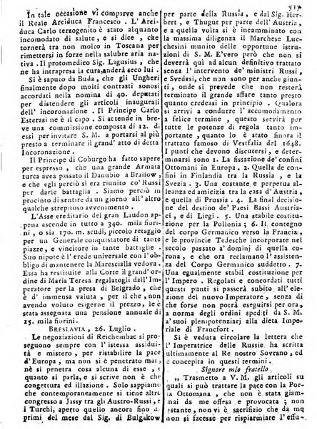 Notizie politiche o sia istoria de' piu famosi avvenimenti del mondo