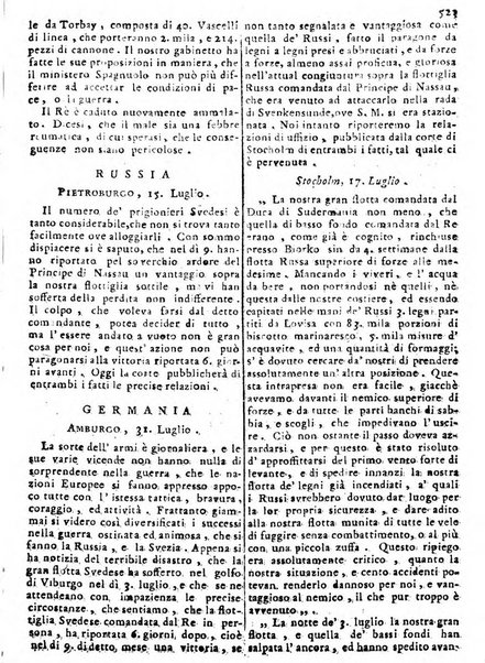 Notizie politiche o sia istoria de' piu famosi avvenimenti del mondo