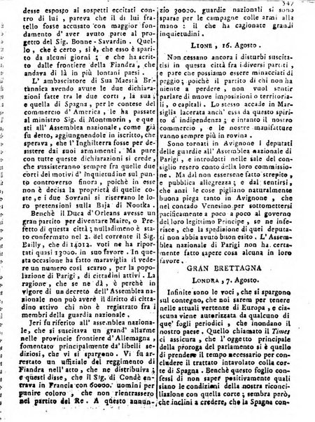 Notizie politiche o sia istoria de' piu famosi avvenimenti del mondo