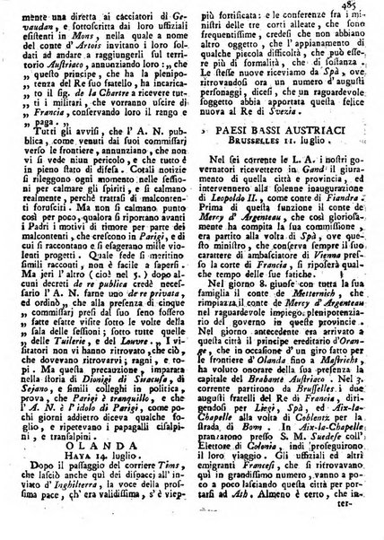 Notizie politiche o sia istoria de' piu famosi avvenimenti del mondo