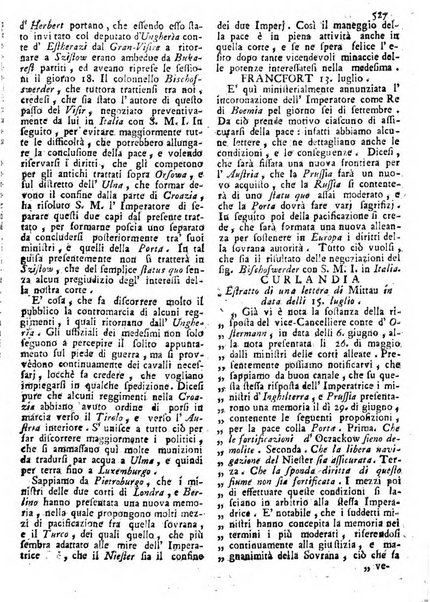 Notizie politiche o sia istoria de' piu famosi avvenimenti del mondo