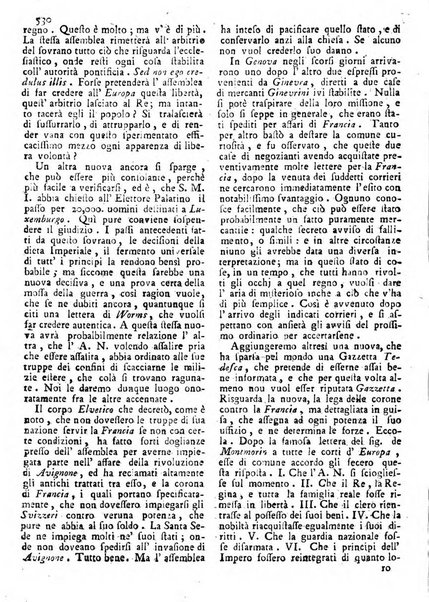 Notizie politiche o sia istoria de' piu famosi avvenimenti del mondo