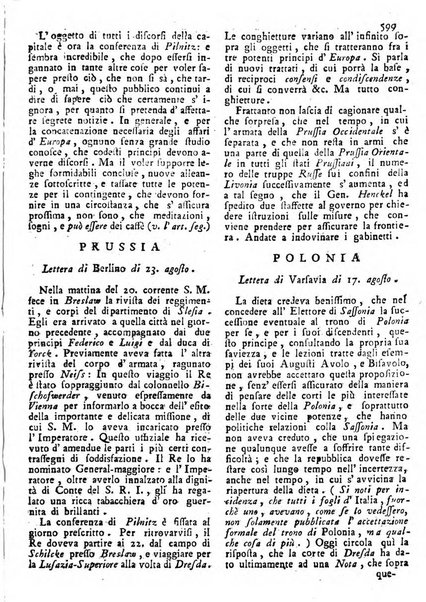 Notizie politiche o sia istoria de' piu famosi avvenimenti del mondo