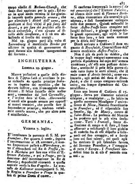 Notizie politiche o sia istoria de' piu famosi avvenimenti del mondo