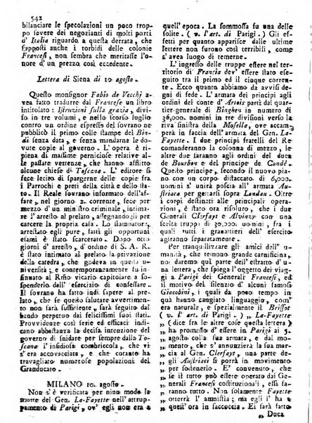 Notizie politiche o sia istoria de' piu famosi avvenimenti del mondo