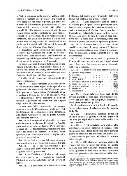 La riforma agraria rivista mensile illustrata delle organizzazioni agrarie parmensi