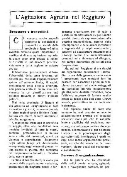 La riforma agraria rivista mensile illustrata delle organizzazioni agrarie parmensi