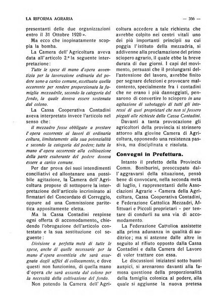 La riforma agraria rivista mensile illustrata delle organizzazioni agrarie parmensi