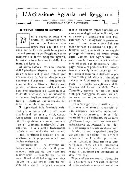 La riforma agraria rivista mensile illustrata delle organizzazioni agrarie parmensi