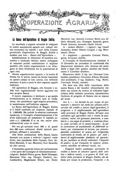 La riforma agraria rivista mensile illustrata delle organizzazioni agrarie parmensi