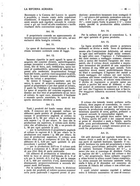 La riforma agraria rivista mensile illustrata delle organizzazioni agrarie parmensi