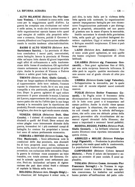 La riforma agraria rivista mensile illustrata delle organizzazioni agrarie parmensi