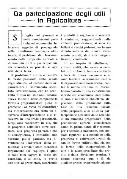 La riforma agraria rivista mensile illustrata delle organizzazioni agrarie parmensi