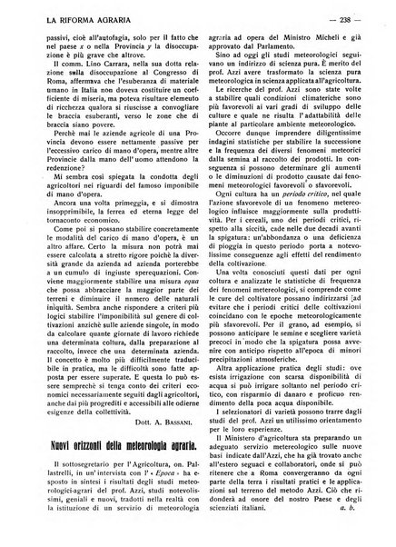 La riforma agraria rivista mensile illustrata delle organizzazioni agrarie parmensi