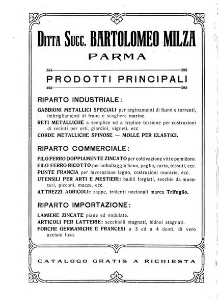 La riforma agraria rivista mensile illustrata delle organizzazioni agrarie parmensi