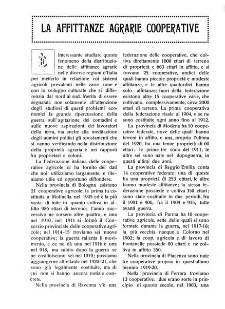 La riforma agraria rivista mensile illustrata delle organizzazioni agrarie parmensi