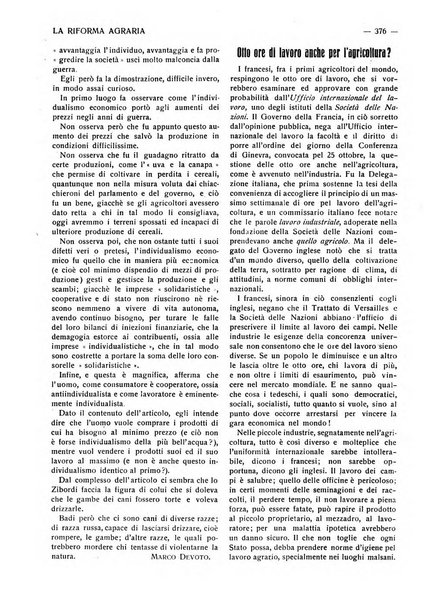 La riforma agraria rivista mensile illustrata delle organizzazioni agrarie parmensi