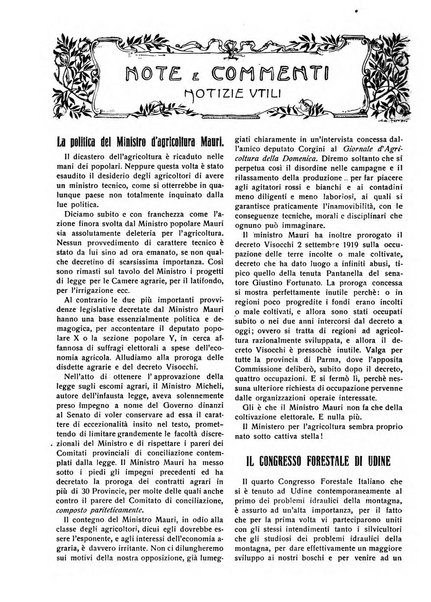 La riforma agraria rivista mensile illustrata delle organizzazioni agrarie parmensi