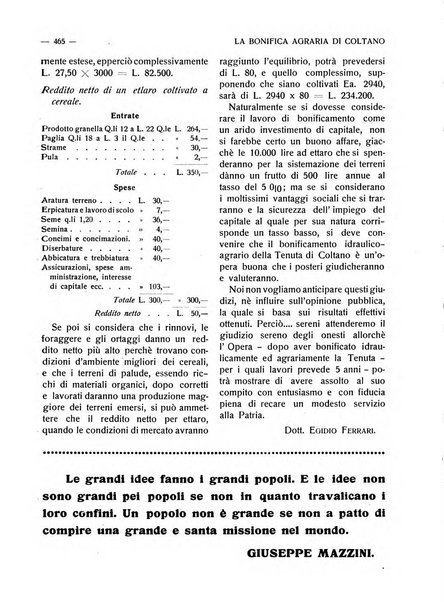 La riforma agraria rivista mensile illustrata delle organizzazioni agrarie parmensi