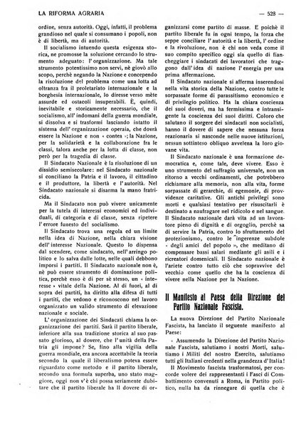 La riforma agraria rivista mensile illustrata delle organizzazioni agrarie parmensi