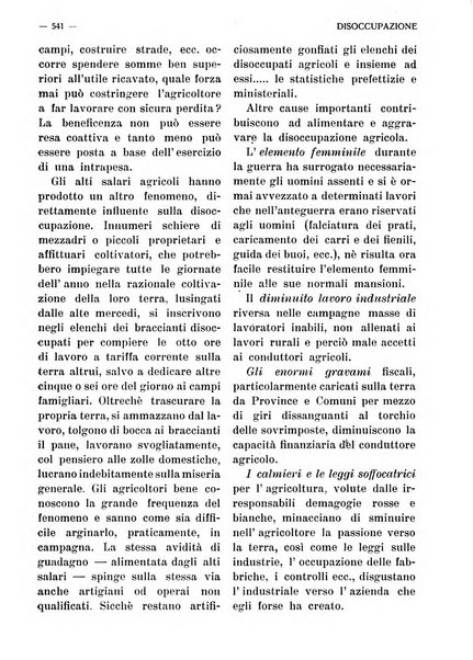 La riforma agraria rivista mensile illustrata delle organizzazioni agrarie parmensi